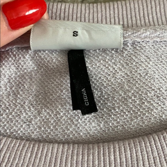 Purple tie sweatshirt - Picture 3 of 4